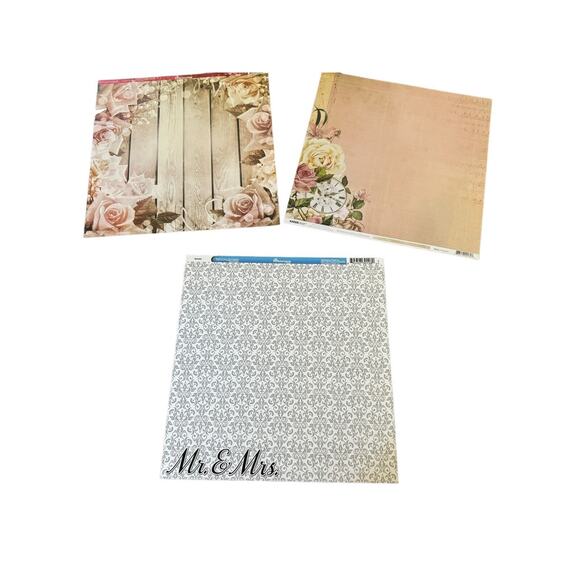 Scrapbook Blue Fern Studios Tranquility Reminisce, Kaiser Craft Ephemera READ - Picture 5 of 8